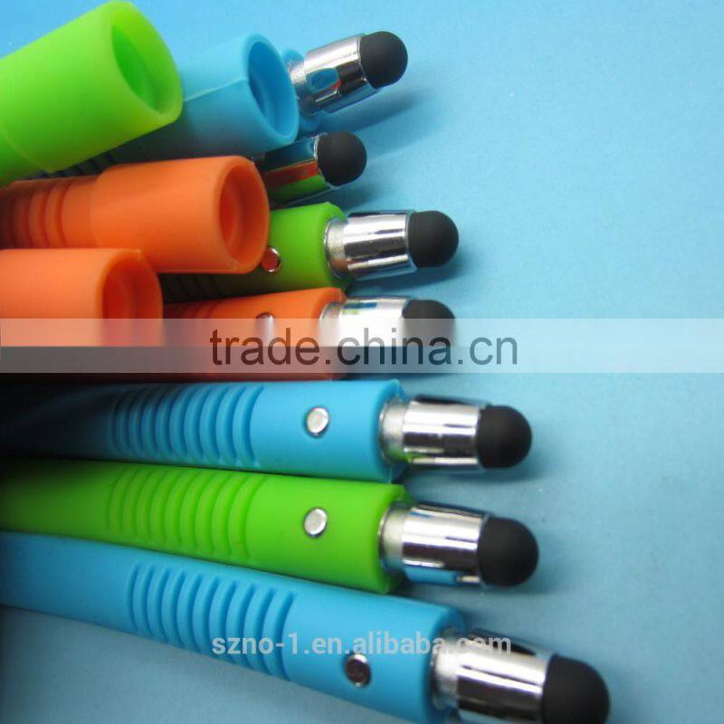 Wholesale Hot silicone small stylus touch pen hand band