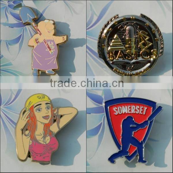 Bulk custom christmas hard enamel magnetic lapel pin