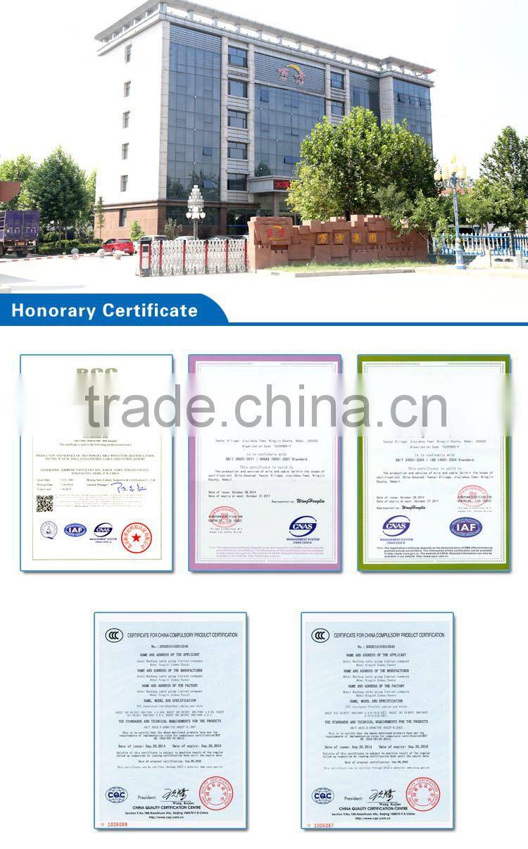 copper conductor building 1.5mm electric cable