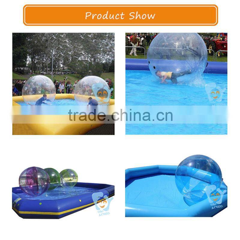 palm tree 0.6mm pvc heated inflatable pool
