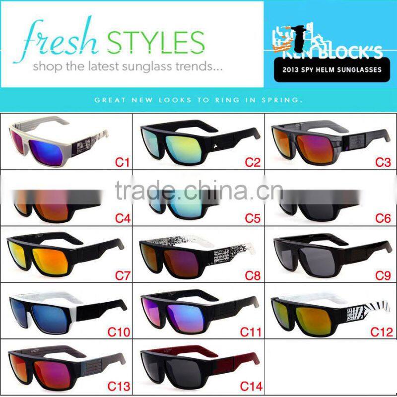 Retro sports glasses color sunglasses Dazzle colour mercury glasses