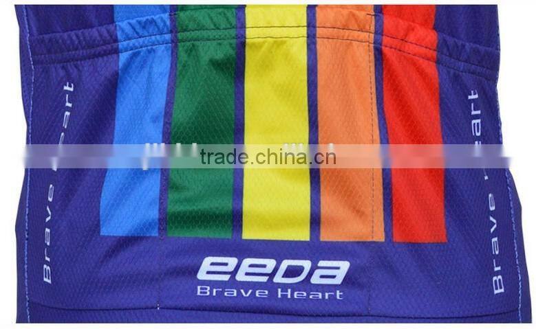 Cycling jersey manufacturer polyester lycra polyester fiber team sky cycling jersey