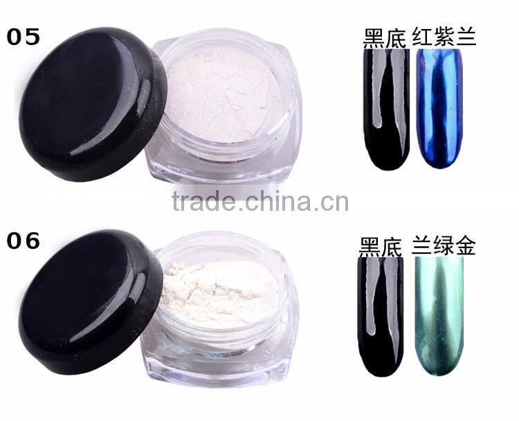 pigment nail mirror art prowder 2g 12color Simple Packing