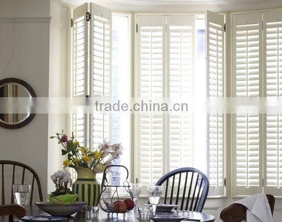 Primed wood timber window shutter components