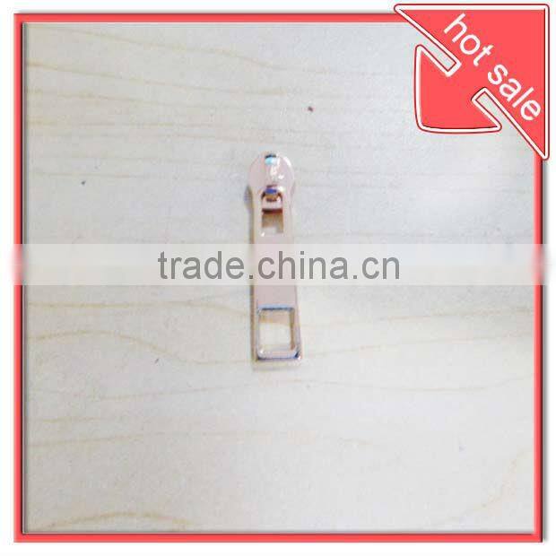 2013 fashion metal zipper puller slider with blink gold color