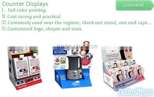 Hot sale special lamb cardboard display stand