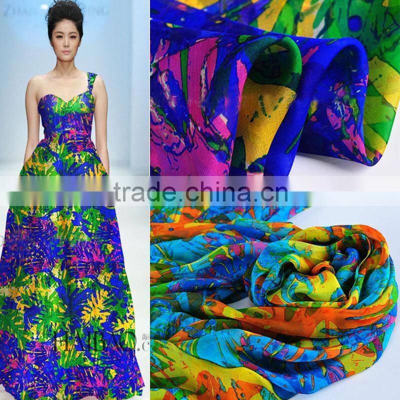 digital printing on chiffon fabrics