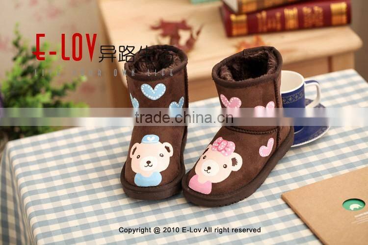 NO.U034C Hot sales high quality and cheap china winter boots kids