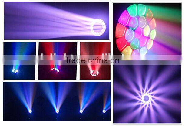 New arrival big bee beam 19*15w rgbw 4in1 led moving head lighting for stage show