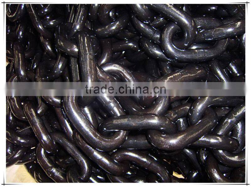 weld black marine stub link anchor chain