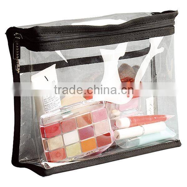 transparent pvc bag /clear pvc cosmetic bag