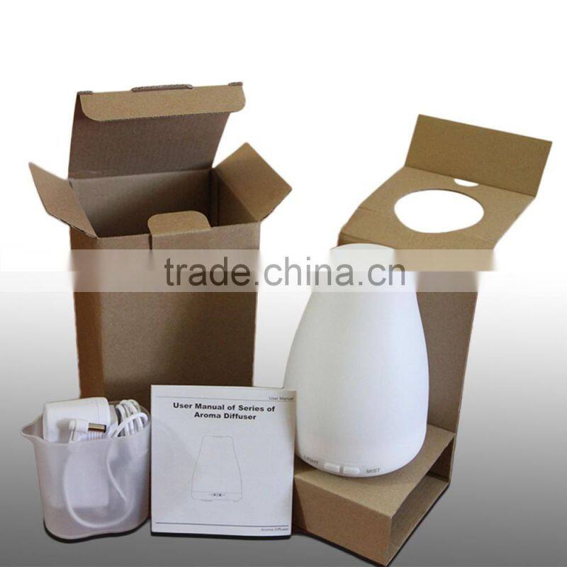 Wholesale 120ML ultrasonic aroma diffuser/essential oil diffuser/aromatherapy humidifier with led light