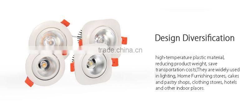 Hottest product in market recessed dimmable best price 10w led downlights