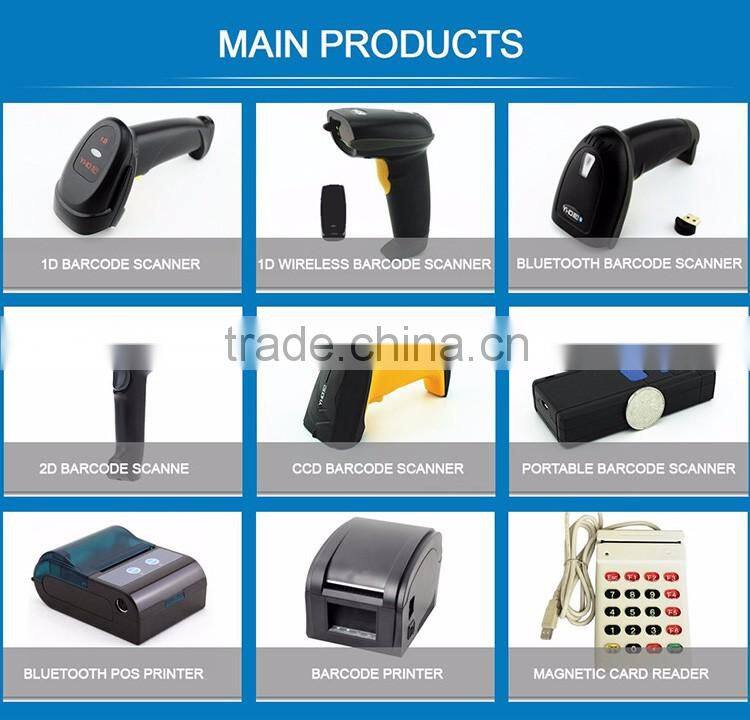 High speed 1D wired handheld laser China barcode scanner for android