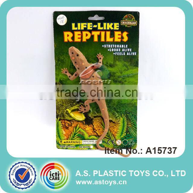 Sticky vivid TPR lizard toy for children
