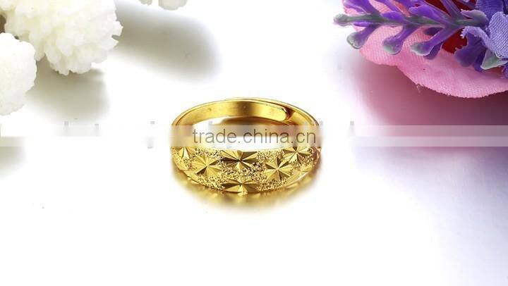 KSTONE High quality material cooper plating latest gold wedding ring