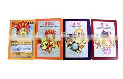custom high quality PVC game card for europe market