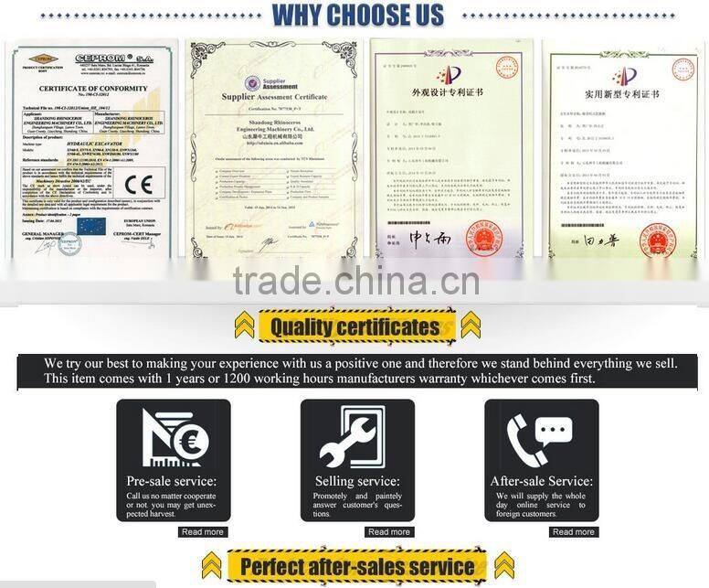 excavator machine with spare parts,new wheel excavator