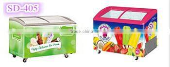 ice cream display freezer for supermarket