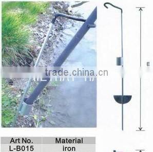 plated fishing rod support