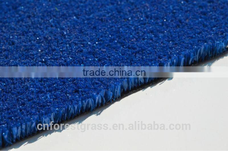 Best tennis grass cheap price PE yarn artificial turf colorful for tennis
