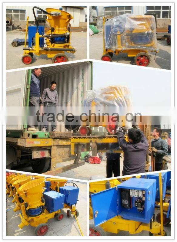 dry Construction cement mixed gunite engine Pz-3 with high quality