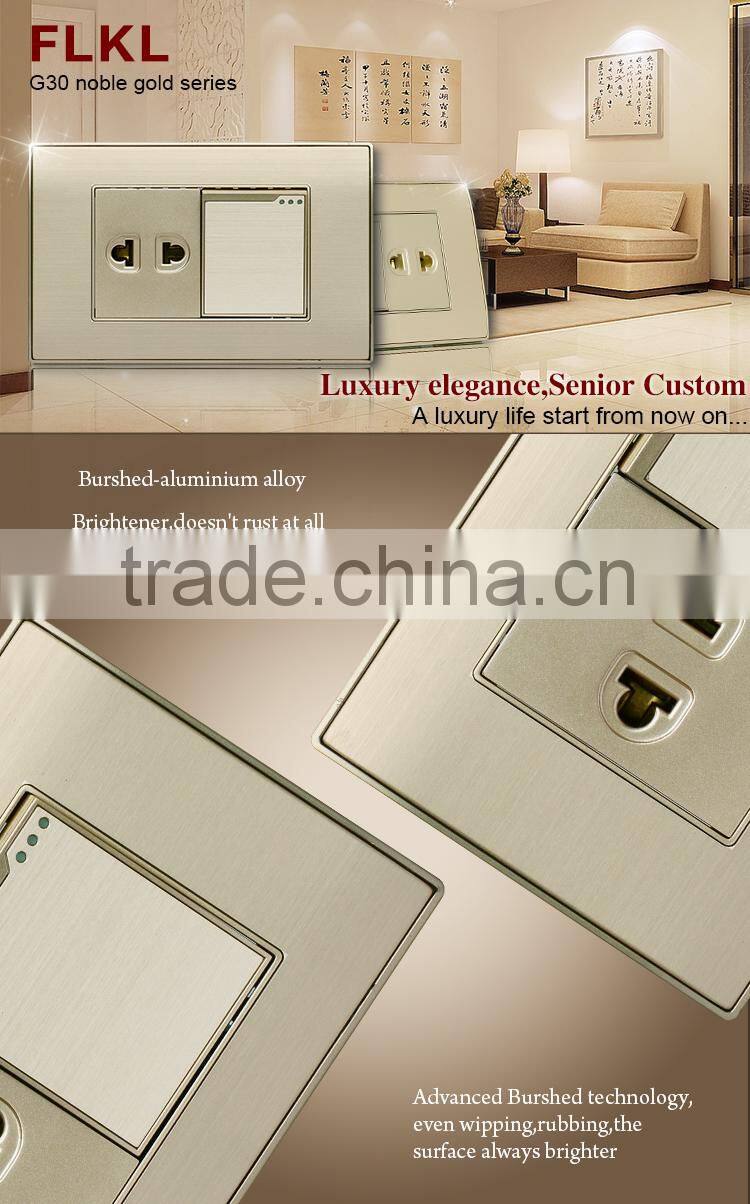 wall mount power electrical 1 gang 2 pin multi switch socket outlet and plug