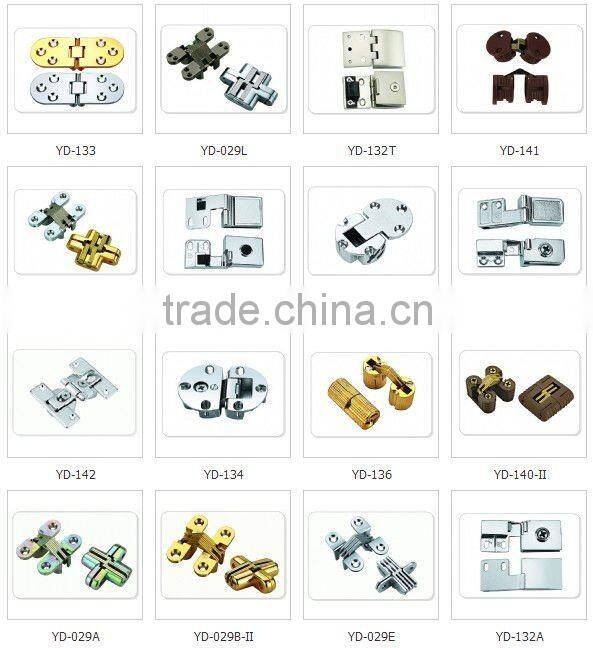 Zinc alloy cross hinge/concealed hinge for furniture