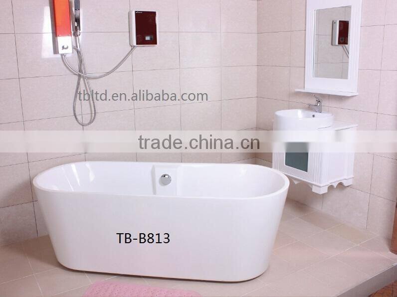 Double drain elderly walk in bathtub safety tub massage bathtub sitting bathtub