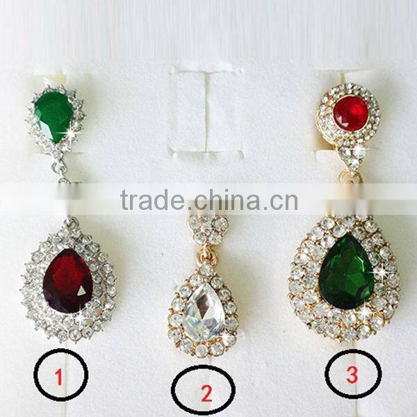 Eardrop Dangle Hook Evening Earrings Gold ornaments