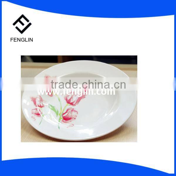 High quality Wholesale Plastic cheap custom melamine plate for dinner
