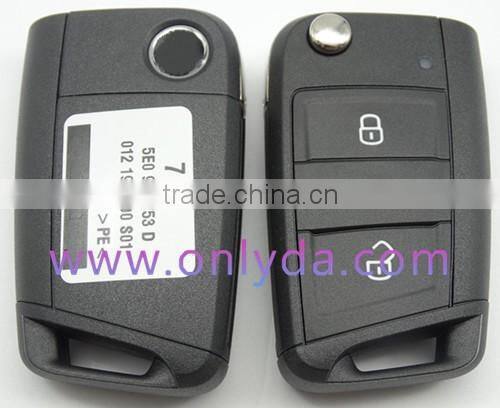 Newest Skoda remote key 5E0 959 753 D with 433mhz