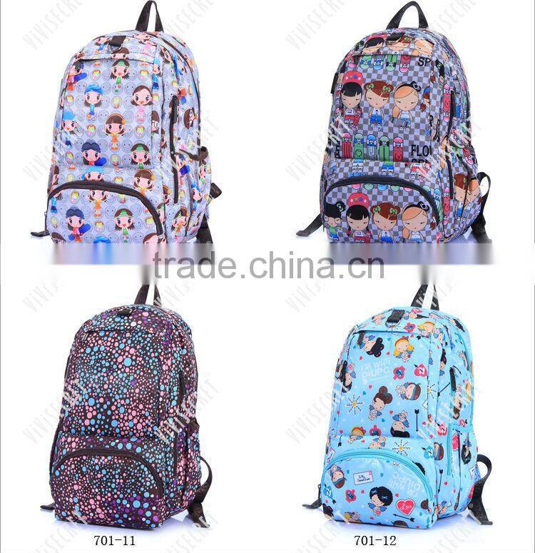 2016 lower price waterproof school bags for kid new stylish high quality backpacks made in China