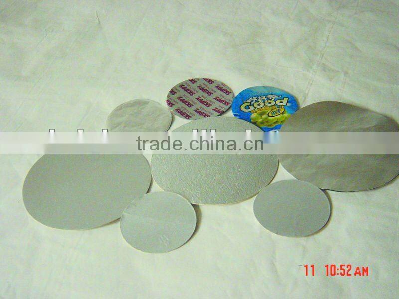 High quality PET HDPE induction aluminum foil packaging