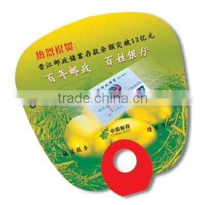 Printing pp hand fan promotion custom cheap advertising fan mini plastic hand fan