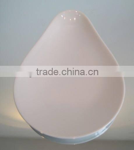 water drop shaped melamine dish
