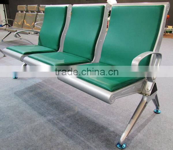 Tianzuo 3-seater vinyl hospital waiting seat