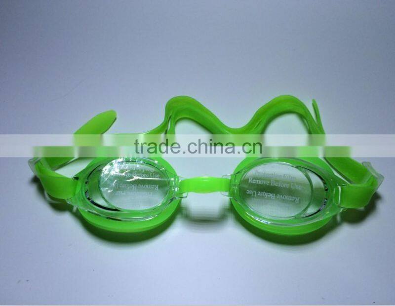 China supplier swimming goggles for children, colorful swimming glasses for children