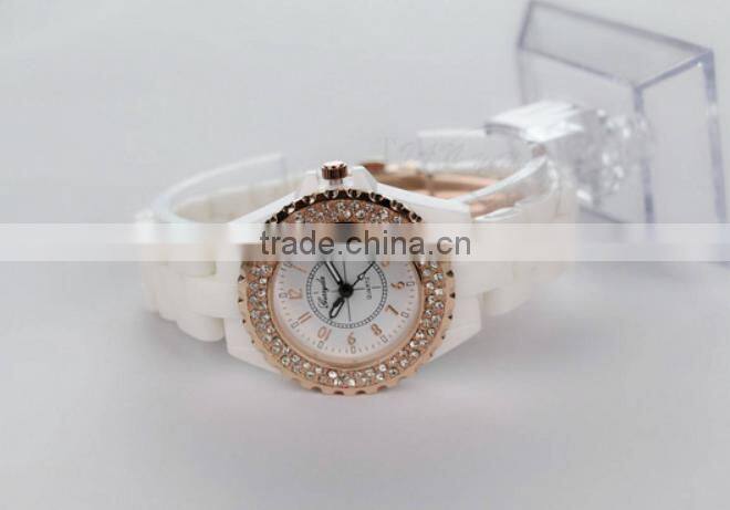 wholesale fashion ceramic quartz women lady luxury watch
