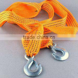 4m 3 Tons Car Tow Haul Cable Heavy Duty Towing Strap Rope with Hooks Emergency