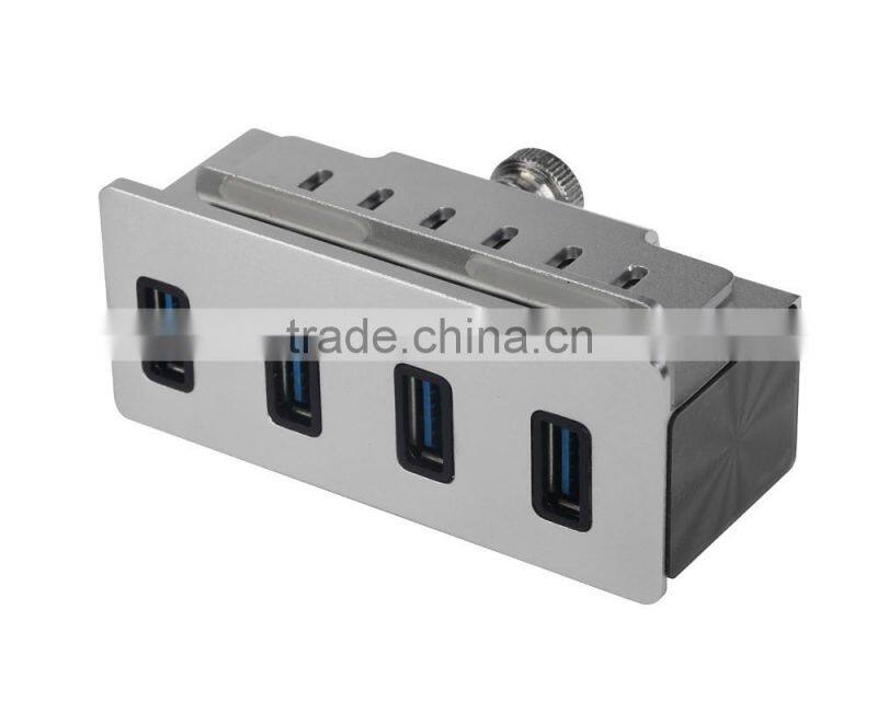 Factory Supply Premium 4 port usb 3.0 hub from usb por hub suppliers with LED indicators and easy to be fixed on the PC or table