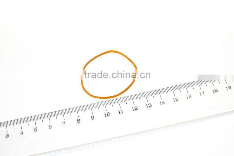 43*1.5 MM Clear Color Strong Industrial Rubber Band , Rubber Band For Sale