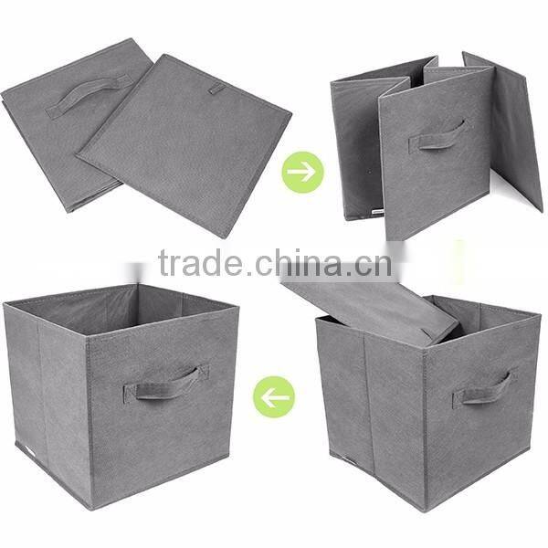 2016 Most Hot Folding Fabric Cube Storage Box Container Home
