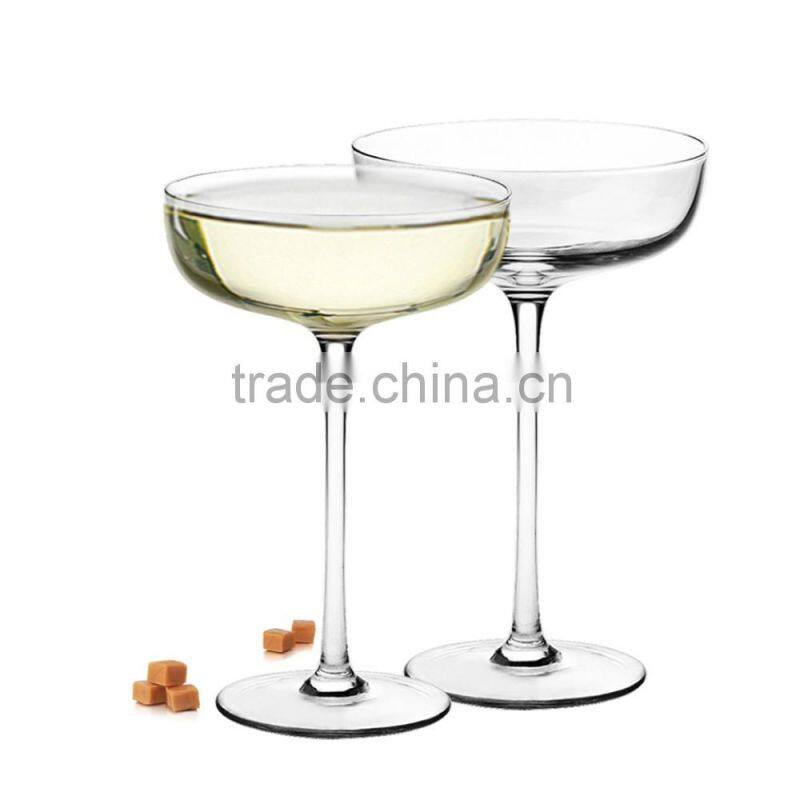 Handmade clear wine glass champagne glass water glass