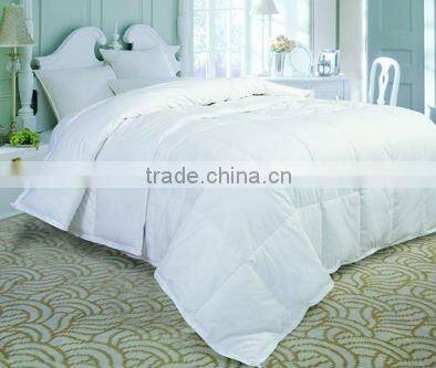 plain white quilt