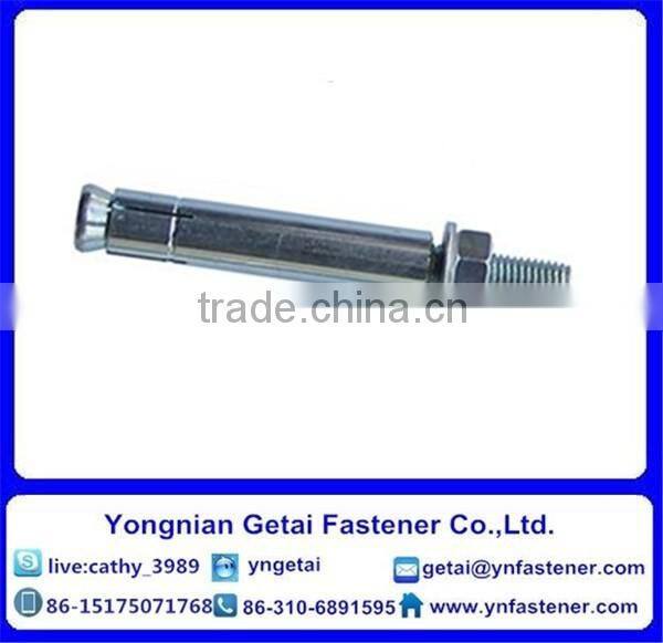 Mechanical anchor bolts, Grade 4.8 8.8, Hot dip galvanizing Carbon Steel DIN935 DIN937