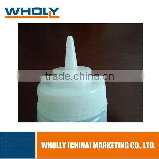 300ml Clear Plastic Ketchup Sauce Soy Squeeze Bottles with Screw Cap
