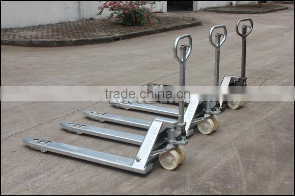 2015 Sinolift New NPG 2.5 Ton Galvanised CE Certificate Hand Pallet Truck