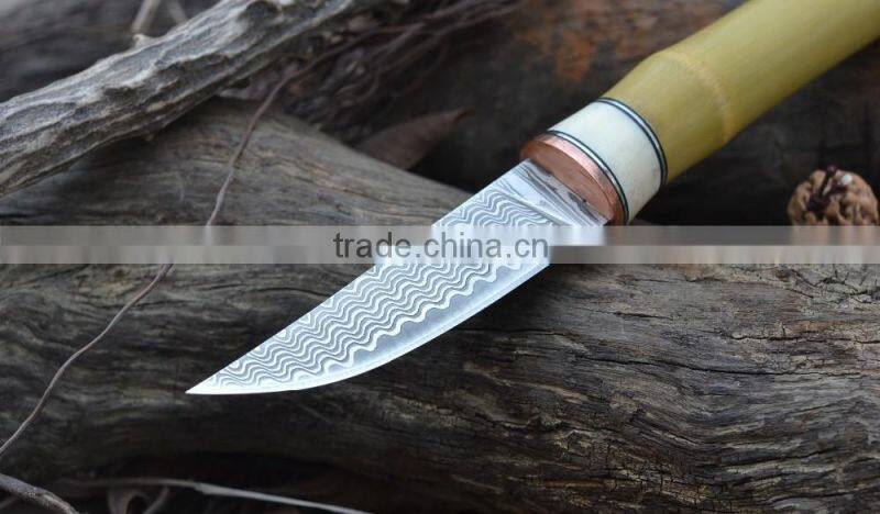 Doshower tool cutter with chef knife set of damascus steel hunting knife