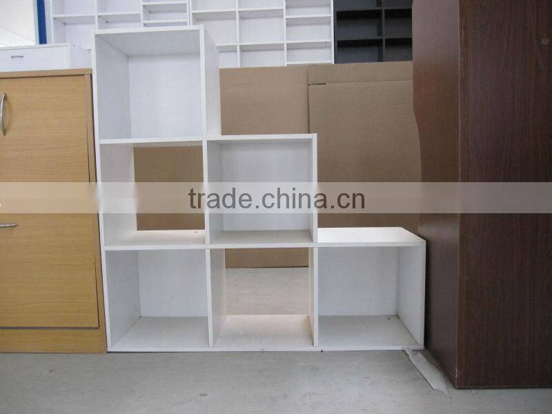 Modern simple but practical MDF bookcases very low price